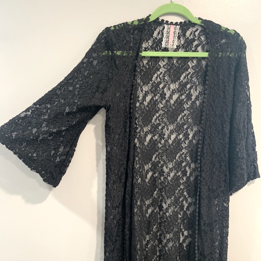 Black Lace Duster